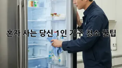 혼자 사는 당신, 1인 가구 청소 꿀팁!