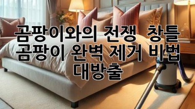곰팡이와의 전쟁! 🛡️ 창틀 곰팡이 완벽 제거 비법 대방출!